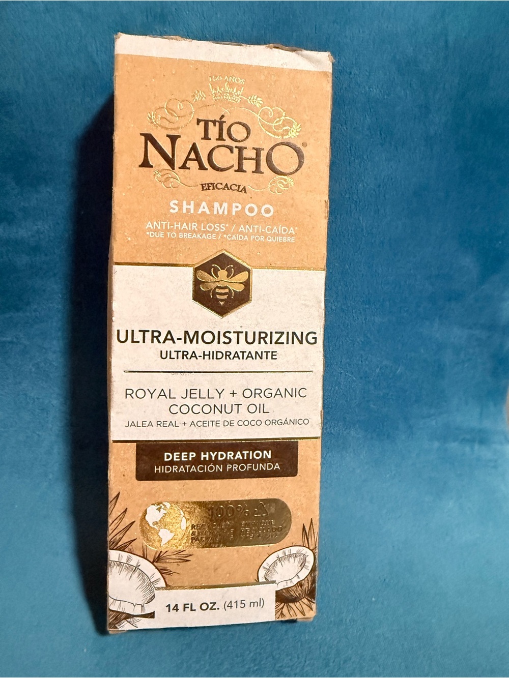 Ultra-Moisturizing Shampoo with Royal Jelly & Organic Coconut Oil -
